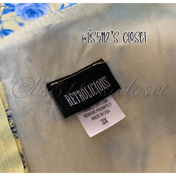 ModCloth x Retrolicious All the World’s a Birdcage Floral Retro Dress 3X - Picture 10 of 16